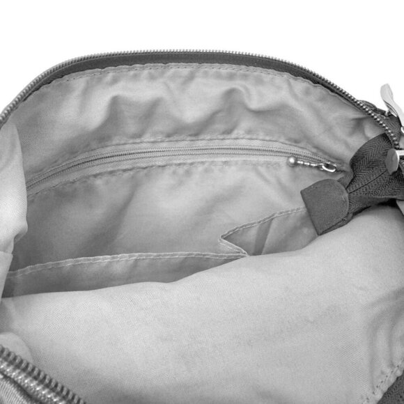 Baggallini Pocket Town Bag Crossbody Pewter Bag - Picture 10 of 10